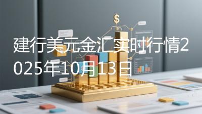 建行美元金汇实时行情2025年10月13日
