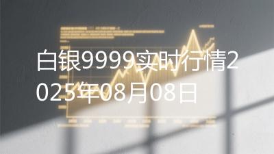 白银9999实时行情2025年08月08日