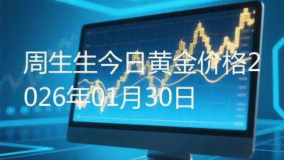周生生今日黄金价格2026年01月30日