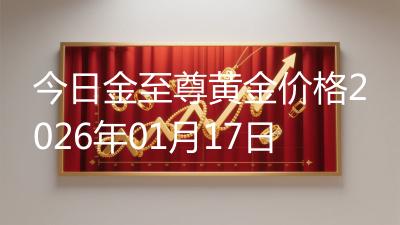 今日金至尊黄金价格2026年01月17日