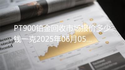 PT900铂金回收市场报价多少钱一克2025年06月05日