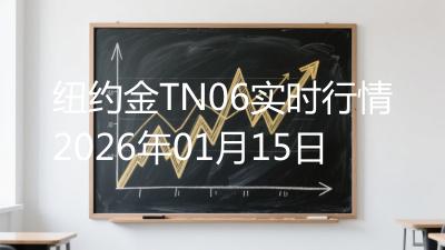 纽约金TN06实时行情2026年01月15日