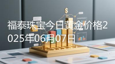 福泰珠宝今日黄金价格2025年06月07日