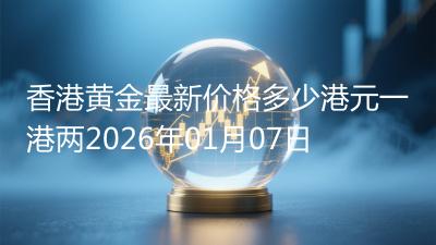 香港黄金最新价格多少港元一港两2026年01月07日