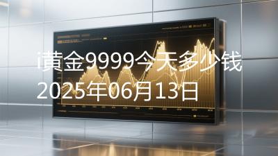 i黄金9999今天多少钱2025年06月13日