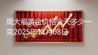 周大福黄金价格今天多少一克2025年11月08日