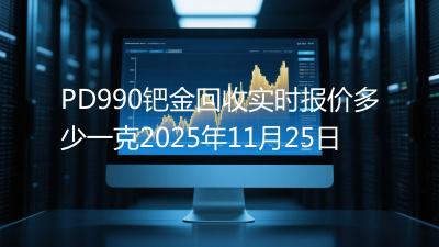 PD990钯金回收实时报价多少一克2025年11月25日