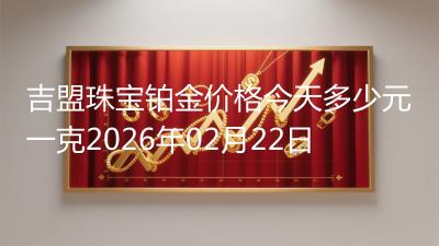 吉盟珠宝铂金价格今天多少元一克2026年02月22日