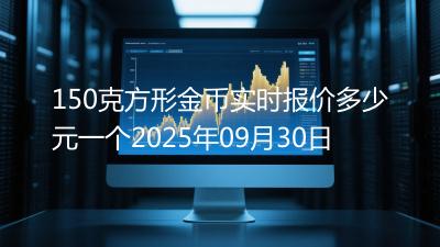 150克方形金币实时报价多少元一个2025年09月30日
