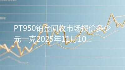 PT950铂金回收市场报价多少元一克2025年11月10日