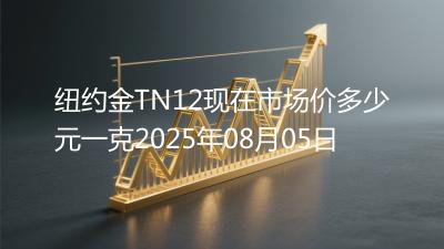 纽约金TN12现在市场价多少元一克2025年08月05日