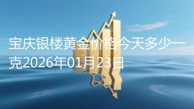 宝庆银楼黄金价格今天多少一克2026年01月23日