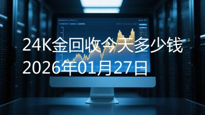 24K金回收今天多少钱2026年01月27日