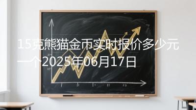15克熊猫金币实时报价多少元一个2025年06月17日