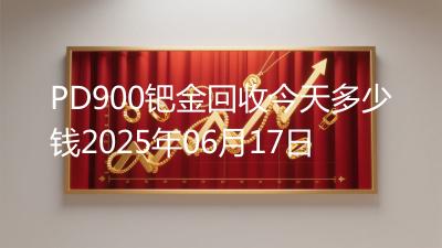 PD900钯金回收今天多少钱2025年06月17日