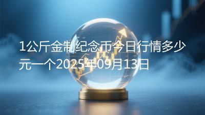 1公斤金制纪念币今日行情多少元一个2025年09月13日