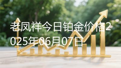 老凤祥今日铂金价格2025年06月07日