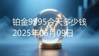 铂金9995今天多少钱2025年06月09日