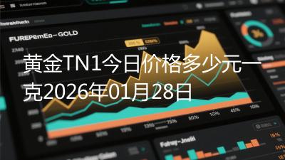黄金TN1今日价格多少元一克2026年01月28日