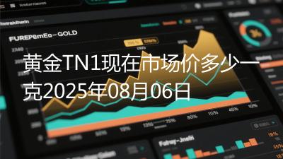 黄金TN1现在市场价多少一克2025年08月06日