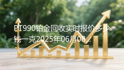 PT990铂金回收实时报价多少钱一克2025年06月08日