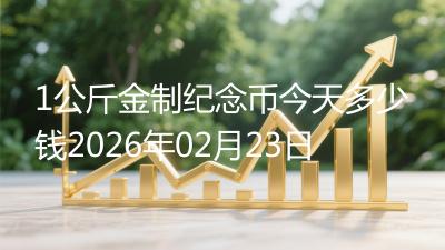 1公斤金制纪念币今天多少钱2026年02月23日