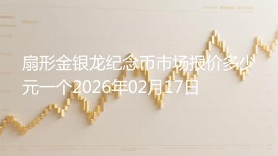 扇形金银龙纪念币市场报价多少元一个2026年02月17日