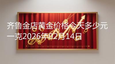 齐鲁金店黄金价格今天多少元一克2026年02月14日