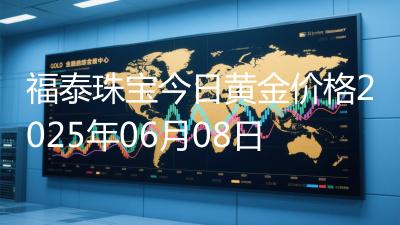 福泰珠宝今日黄金价格2025年06月08日