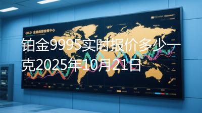 铂金9995实时报价多少一克2025年10月21日
