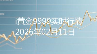 i黄金9999实时行情2026年02月11日