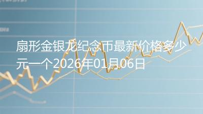 扇形金银龙纪念币最新价格多少元一个2026年01月06日