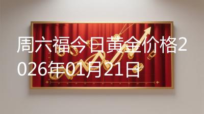 周六福今日黄金价格2026年01月21日