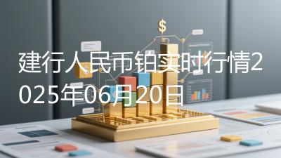 建行人民币铂实时行情2025年06月20日