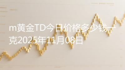 m黄金TD今日价格多少钱一克2025年11月08日