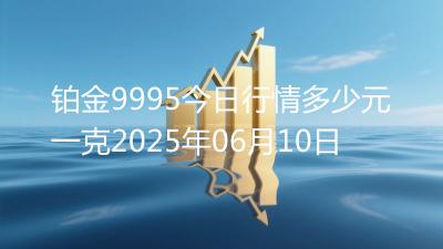 铂金9995今日行情多少元一克2025年06月10日
