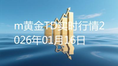 m黄金TD实时行情2026年01月16日