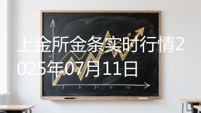 上金所金条实时行情2025年07月11日