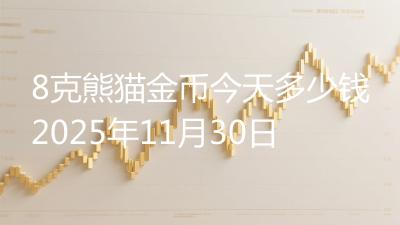 8克熊猫金币今天多少钱2025年11月30日