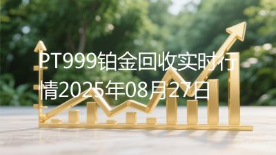 PT999铂金回收实时行情2025年08月27日