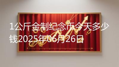 1公斤金制纪念币今天多少钱2025年06月26日