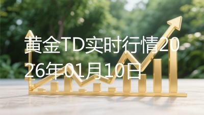 黄金TD实时行情2026年01月10日