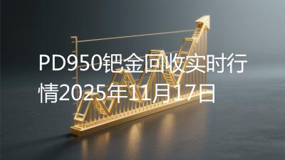 PD950钯金回收实时行情2025年11月17日