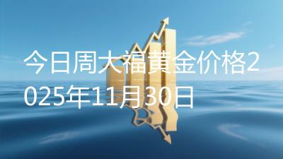 今日周大福黄金价格2025年11月30日