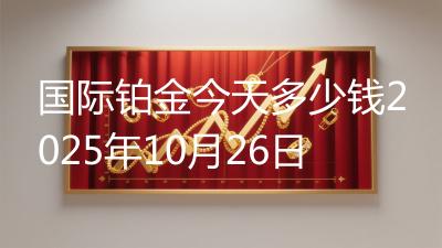 国际铂金今天多少钱2025年10月26日