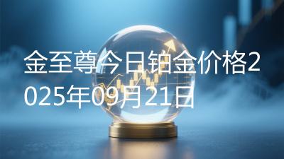 金至尊今日铂金价格2025年09月21日