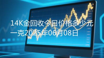 14K金回收今日价格多少元一克2025年06月08日