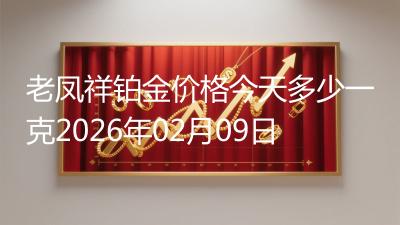 老凤祥铂金价格今天多少一克2026年02月09日
