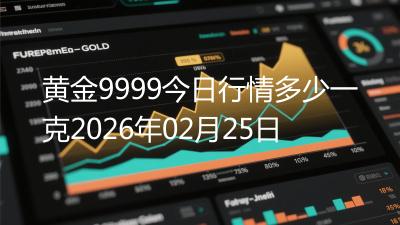 黄金9999今日行情多少一克2026年02月25日