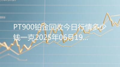 PT900铂金回收今日行情多少钱一克2025年06月19日
